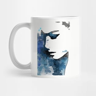 Watercolour Face Mug